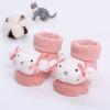 18 Socks Floor Socks Baby Cotton Socks Autumn Spring New Half Velvet Soft Skin Boys Girls (Watermelon Red, S Infant) view 3