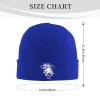 AIZBEGDLU Kraken Rum Octopus Beanie Hat Unisex Knit Hat Ski Stocking Cuffed Cap Blue view 2