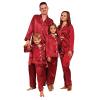 matching pjs for couples, Christmas Pajamas Matching Family Pajamas Couples Silk Satin Shirts Pants Sets Women Men Plus Size Plaid Pjs Adult Thanksgiving Xmas Holiday Jammies Outfits pink silk pajamas view 1