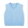 Boys Sweater Vest Kids Solid School Uniform Sleeveless Knit Sweaters Tops 5-14 Years Sky Blue view 4