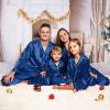 christmas pjs, Christmas Pajamas for Family Matching Family Pajamas Couples Silk Satin Shirts Pants Sets Women Men Plus Size Plaid Pjs Adult Thanksgiving Xmas Holiday Outfits silk pajamas for men view 3