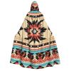 FJRFGbkJKN Hooded Cloak Unisex Adults Hooded Cape Halloween Hooded Robe Native American Patterns Halloween Cloak for Men Women view 1