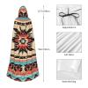 FJRFGbkJKN Hooded Cloak Unisex Adults Hooded Cape Halloween Hooded Robe Native American Patterns Halloween Cloak for Men Women view 2