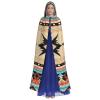 FJRFGbkJKN Hooded Cloak Unisex Adults Hooded Cape Halloween Hooded Robe Native American Patterns Halloween Cloak for Men Women view 3