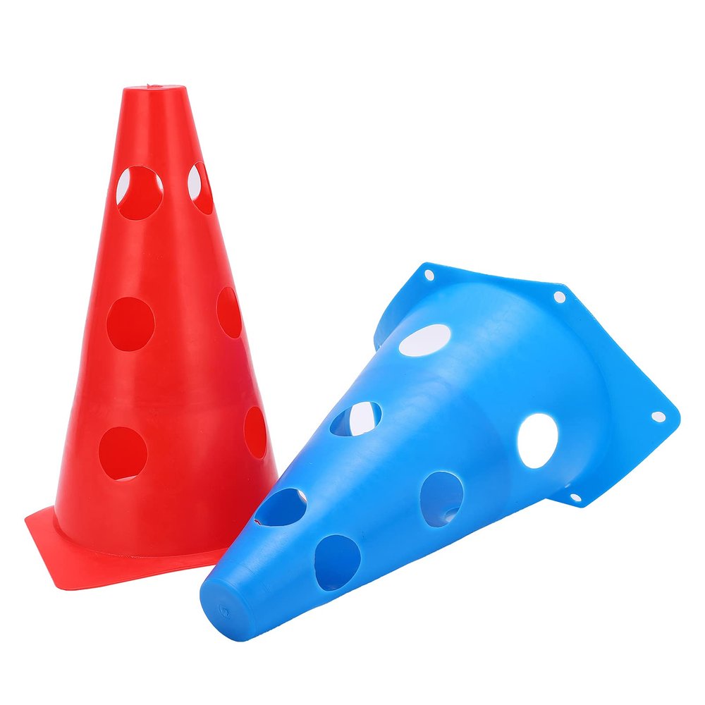 23cm/9.1inch Football Barrier Multicolor Portable Skating Marker Basketball Training Cones