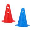 23cm/9.1inch Football Barrier Multicolor Portable Skating Marker Basketball Training Cones view 2