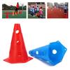 23cm/9.1inch Football Barrier Multicolor Portable Skating Marker Basketball Training Cones view 4