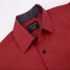 Alex Vando Dress Shirts for Men Long Sleeve 4-Way Stretch Wrinkle Free Button Down Performance Mens Shirt,Red,3XL view 3