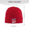 AIZBEGDLU Protect Trans Kids Beanie Hat Unisex Knit Hat Ski Stocking Cuffed Cap Red view 2