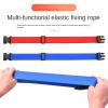 4 Pack Towel Bands Beach Towel Clips Beach Towel Bands Adjustable Swim Towel Clips for Summer Stretchable Towel Clips for Beach Chairs Cruise Essentials view 3