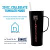 Decorvo NCAA 20 oz. Stainless Steel Tumbler with Handle - Officially Licensed Double Walled Insulated Roadie with Slide Lid and Straw (South Carolina Logo - Black) view 3