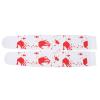 plplaaoo Halloween Costume Blood Socks Blood Handprint Socks Polyester Fabric Soft and Comfortable High Breathable Halloween Decorations Dress Blood Handprint Socks Party Cosplay Decoration view 1