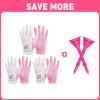 FINGER TEN Golf Gloves Women's Ladies Left Hand or Right Handed Grip Weathersof Golf Tees Plastic Unbreakable Tee 3 1/4 Inch 12/24/60 Pack view 1