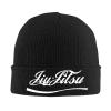 AIZBEGDLU Jiu Jitsu Beanie Hat Unisex Knit Hat Ski Stocking Cuffed Cap Black view 1