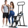 HXD-ERGO Stair Stepper for Home Gym,Folding Vertical Climber Cardio Exercise Machine,Stair Climber for Full Body Workout with Adjustable Handlebar for Women & Men(Black) view 1
