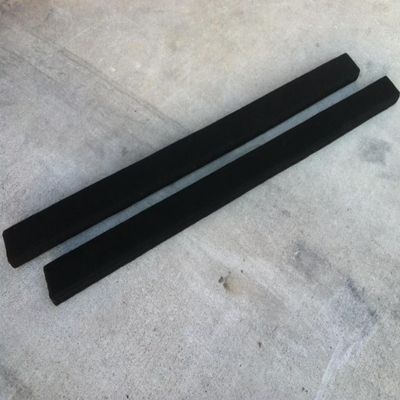 (2) 6' Black PermaBunk Boards - Marine Trailer Runners - 2x4 - HDPE - NO Rot