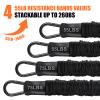 Pull Up Assistance Bands 260lbs, Heavy Pull Up Bands Resistance Bands for Pull Ups Working Out with Feet Rest, Pull Up Bar Bands Assistance Bands Strength Training Workout Equipment, Height Adjustable view 4