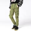 LANZIYAYA Boys Fashion Sweatpants Cargo Pants with Pockets Tactical Khaki Pants (US, Age, 12 Years, Army Green) view 3