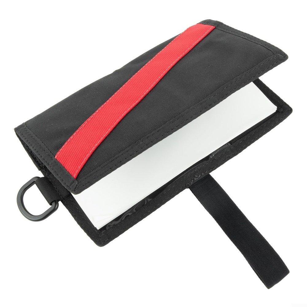 Underwater Notebook, Scuba Diving Wetnotes Book With Refill 50 Page Underwater Write Paper Tablet Dive Writing Slate Board (Red)