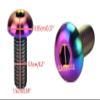 ciciTree 10Pcs Colorful Titanium M5x12mm Bicycle Bike Water Bottle Cage Holder Bolt view 2