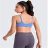 CRZ YOGA Girls Butterluxe Scoop Neck Sports Bra Wild Indigo Small view 2