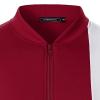 GOKKILRW Mens Shirts Casual,Mens Colorblock Sweatshirts Varsity Jackets Zip Up Slim Fit Long Sleeve Athletic Coats Pockets Casual Bomber Jackets Chamarras para Hombre Wine view 4