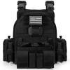 Jueachy Magnetic Tactical Vest for Men: Plate Carrier Vest Quick Release One-Button Disassembly Lightweight Vest view 1