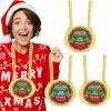 3 Pcs Large Christmas Ugly Sweater Medals Trophy Prize, 6 Inch Jumbo Chain Medals, 1st 2nd 3rd Place Award for Ugly Sweater Contest, Ugly Christmas Ornament Ugly Sweater Decorations Supplies Gift view 1