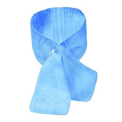 Neck Wrap, Evaporative-Cooling PVA, Cooling Relief, Size Universal, 31-1/2 in x 4 in, Blue, Mfr: 33TZ02-A
