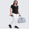 CRZ YOGA Womens Pima Cotton V Neck T-Shirt Short Sleeve Casual Workout Shirts Soft Summer Basic Tee Tops Black Small view 4
