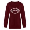 Pumpkin Hoodie Football Hoodies For Women Chat Customer Service Now Baseball Shirts Women Womens Sweatshirt Casas De Navidad En view 3
