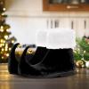 UxicRuya Christmas Elf Shoes with Bell Pair Funny Cosplay Boots for Party Favors Adults, 41 view 4