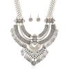 Gypsy Costume Accessories for Women Ethnic Indian Jewelry Sets Boho Dress Gold Coin Necklace and Earrings Set for Women Trendy 2025 view 1