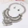 Gypsy Costume Accessories for Women Ethnic Indian Jewelry Sets Boho Dress Gold Coin Necklace and Earrings Set for Women Trendy 2025 view 3