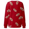 Gold Sequin Jacket Season Sweatshirt For Women Women Hoodies Football Shirts For Girls Chargers Shirt Women Shirt Football Soccer view 3