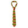 WXZYFP Flag of Zimbabwe printed tie, men's suit tie, suitable for business, daily, birthday, wedding, banquet view 1