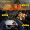 Glocusent 106 LED Camping Lights, Up to 80Hrs, 5000mAh Camping Lantern Rechargeable with 5 Brightness 3 Modes & SOS, IP68 Waterproof, Max 1200LM, Lanterns for Power Outages Hiking Emergency Hurricane view 3