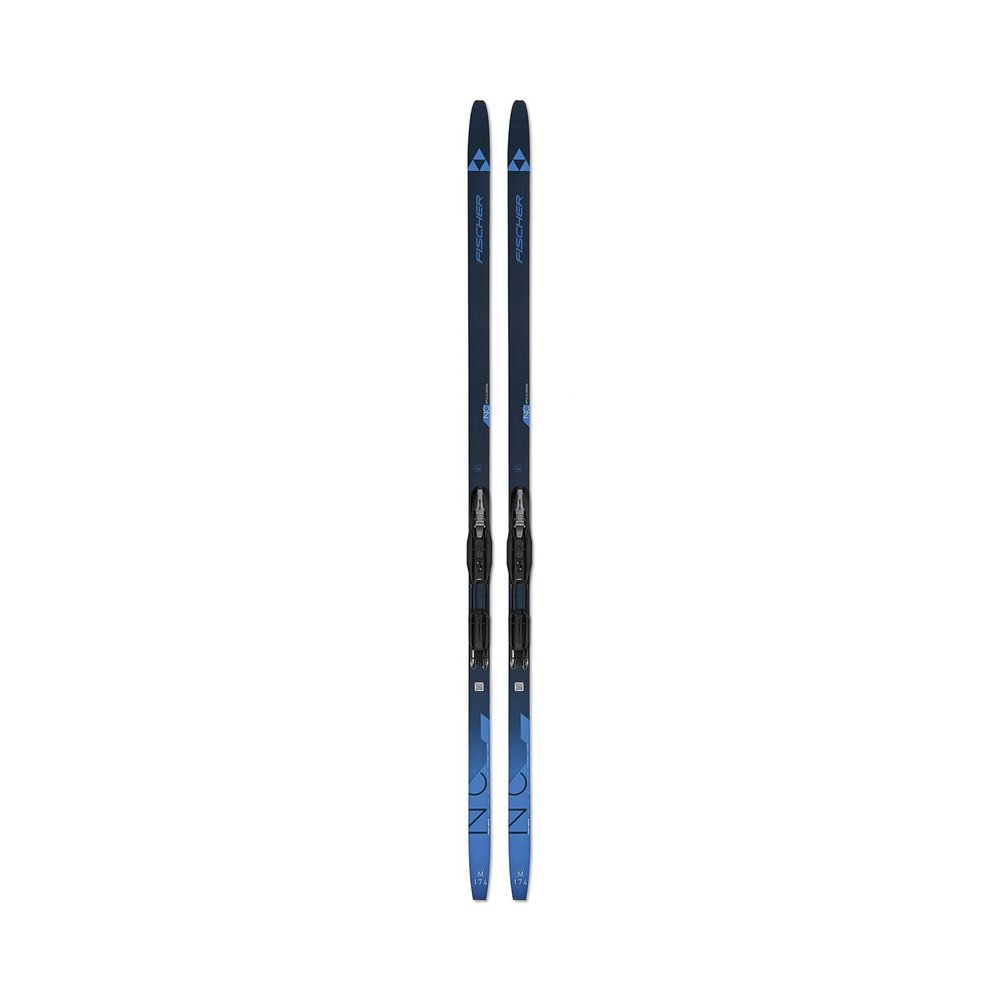 FISCHER Unisex Adult Apollo EF Mounted Cross-Country XC Fitness Nordic Skis for Skiers with Nordic Tour Step-in IFP Bindings | Recreational Skiing, Groomed Tracks, Winter Sports, X-Large