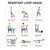 5PcsSet Yoga Block Stretch Belt Latex Towel Loop Yoga Ball Fitness Set view 2