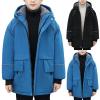 Kids Girls Boys Ski Jacket Warm Fleece Lined Jacket Winter Coat Snowboarding Jackets Outdoor Kids (Blue, 5-6 Years) view 1