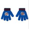 Super Mario Nintendo Boys Beanie Hat and Glove Set | Kids Blue and Red Knitted Bobble Hat view 2
