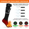 SNOW DEER Upgraded Rechargeable Electric Heated SocksUltimate Foot Warmer for Men & Women, Perfect for Skiing, Camping, Hiking, Motorcycling, &Outdoor Riding in Winter (XL) view 2