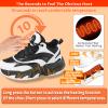 Heated Sneakers - Foot Warmer for Men & Women, Electric Heating Shoes with 4000mAh Battery, Anti-Slip Snow Trail Shoes 3 Heating Levels, Rechargeable Hiking Shoes Winter Outdoor Unisex (Gray, 9.5) view 3