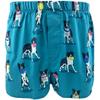 ROCK ATOLL Men's Traditional Cotton Boxer Shorts in Fun Unusual Pattern & Bold Prints (XX-Large, Blue Border Collie Print) view 1