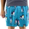 ROCK ATOLL Men's Traditional Cotton Boxer Shorts in Fun Unusual Pattern & Bold Prints (XX-Large, Blue Border Collie Print) view 2