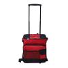 43L Large Capacity Red Rolling Cooler, Wateright Foldable Rolling Insulated Box with Wide Base and All Terrain Wheels for Camping, Picnic view 1