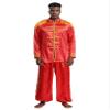 LiiYii Mens 2Pcs Halloween Costume SGT Sergeant Pepper Budget Jacket Hippy Medieval Jackets with Pants Red Large view 1
