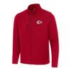 Antigua Men's Red Kansas City Chiefs Objection Full-Zip Jacket view 1