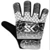 seekingon Soccer Goalie Gloves Youth, Football Goalkeeper Gloves for Kids Boys Youth Children Double Wrist Protection Along 4mm Super Grip Palm (White/Black, Size 4 Suitable for 6-9 Years) view 2