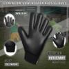 seekingon Soccer Goalie Gloves Youth, Football Goalkeeper Gloves for Kids Boys Youth Children Double Wrist Protection Along 4mm Super Grip Palm (White/Black, Size 4 Suitable for 6-9 Years) view 4